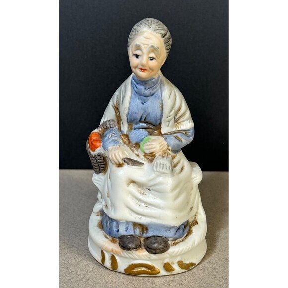 Vtg Homco Bisque Peasant Old Lady Figurines Elderly Farmers Home Decor -Set of 3 - Picture 4 of 10